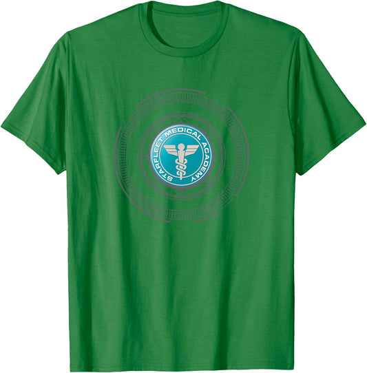 Star Trek Starfleet Medical Badge T-Shirt - T-Shirt | Irish Green