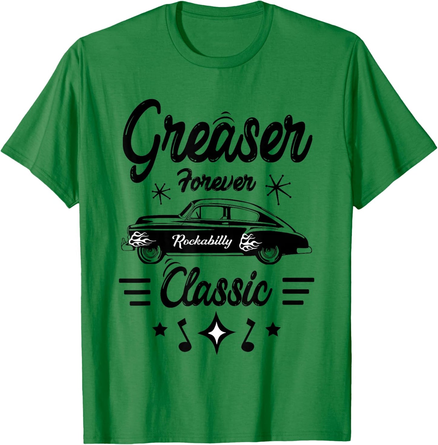 1950s Sock Hop Costume Retro 50s Vintage Rockabilly Greaser T-Shirt - T-Shirt | Irish Green