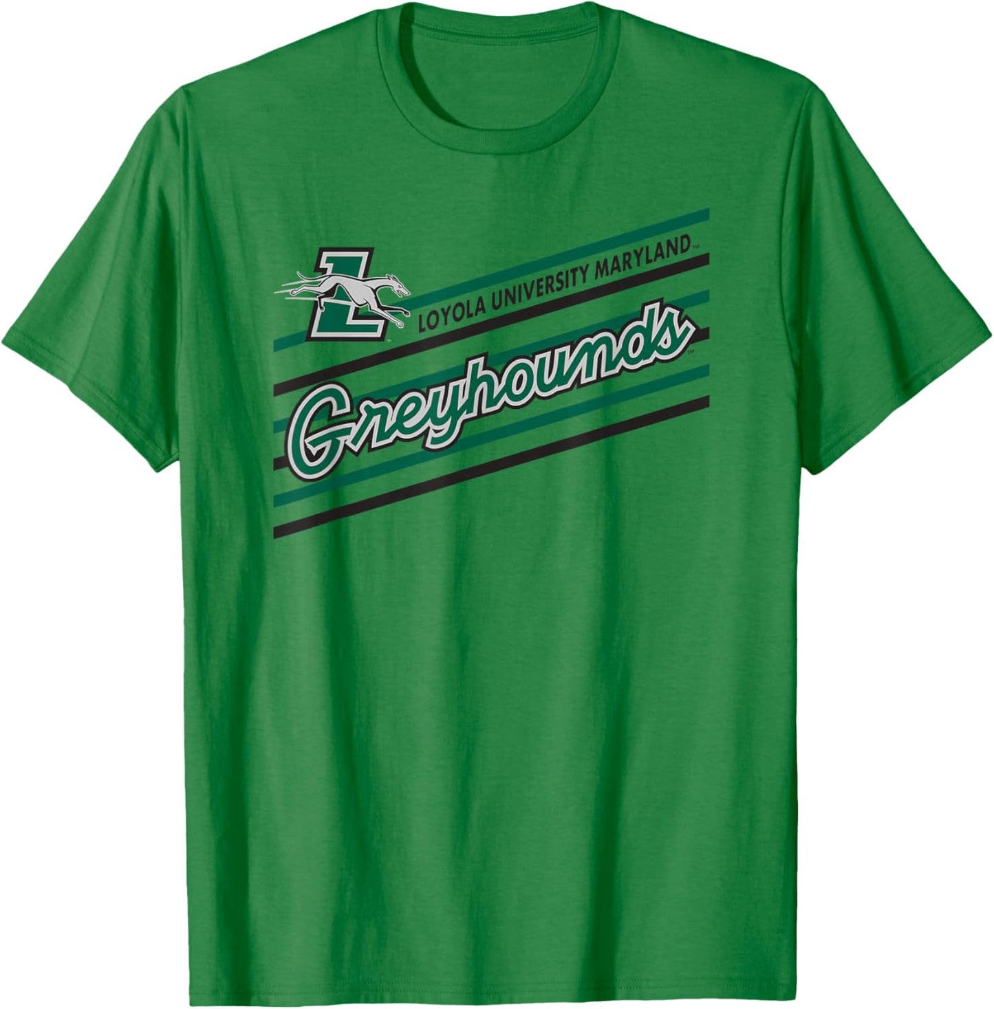 Loyola Maryland Greyhounds Retro Performer Gray T-Shirt - T-Shirt | Irish Green