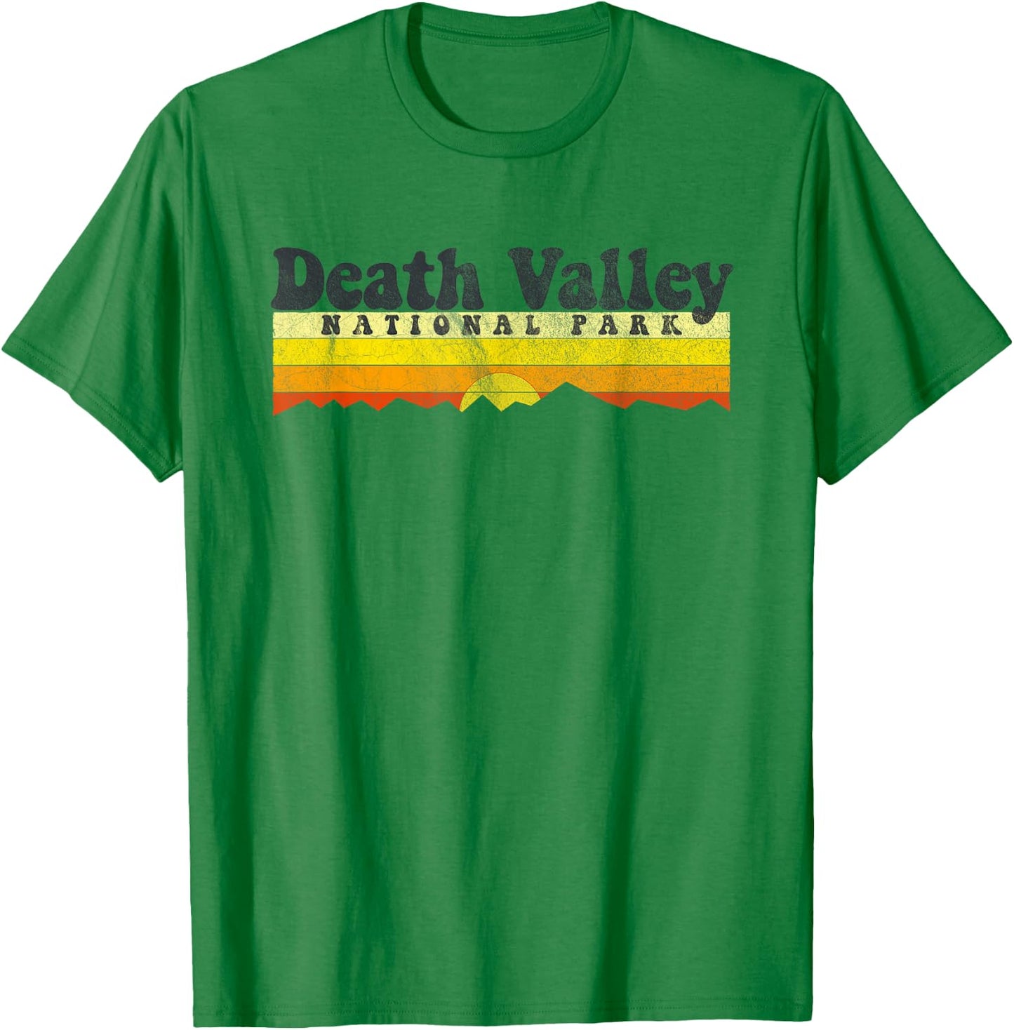 Retro Vintage Death Valley National Park Shirt T-Shirt - T-Shirt | Irish Green