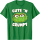 Sesame Street Oscar The Grouch Cute 'n' Grumpy T-Shirt - T-Shirt | Irish Green