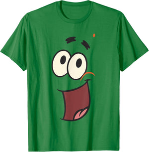 Spongebob Squarepants Patrick Star Large Face Costume T-Shirt - T-Shirt | Irish Green