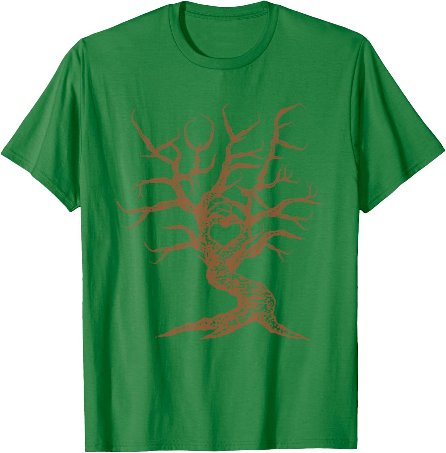 Heart Love Branches Bonsai Tree Japanese Buddhist Zen Shirt T-Shirt - T-Shirt | Irish Green