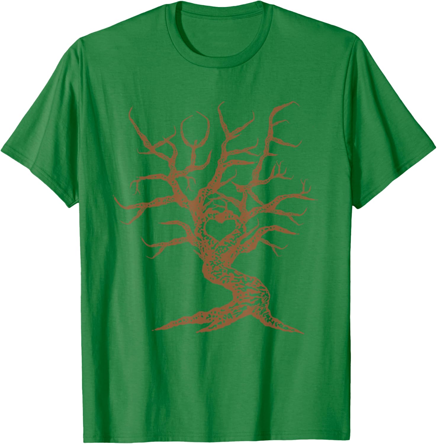 Heart Love Branches Bonsai Tree Japanese Buddhist Zen Shirt T-Shirt - T-Shirt | Irish Green