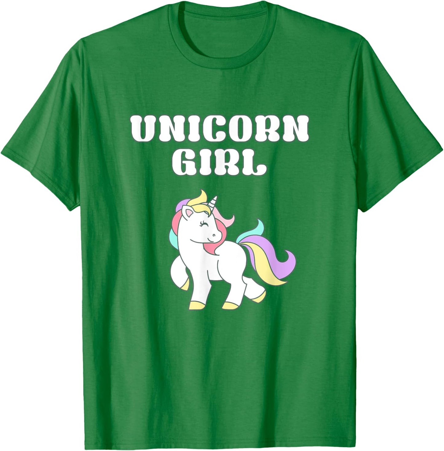Unicorn T Shirt & Girls - Cute Unicorn T-Shirt - T-Shirt | Irish Green