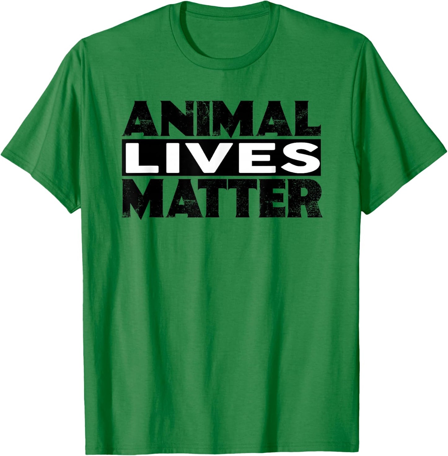 ANIMAL LIVES MATTER Shirt Animal Rights Shirts Vegetarian T-Shirt - T-Shirt | Irish Green