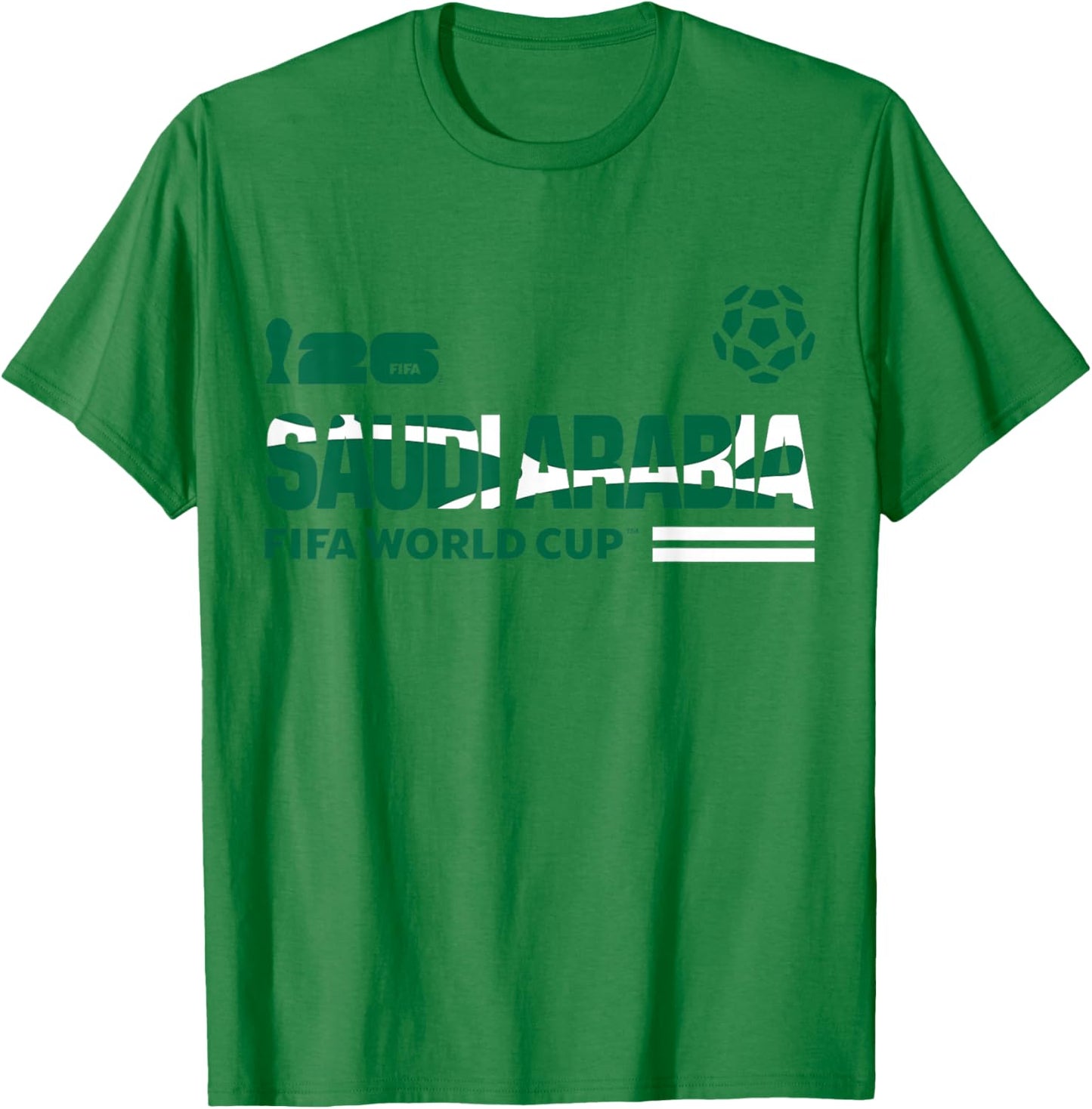FIFA World CUP26 Qualifier Saudi Arabia T-Shirt - T-Shirt | Irish Green