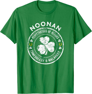Noonan Irish Family Name T-Shirt - T-Shirt | Irish Green