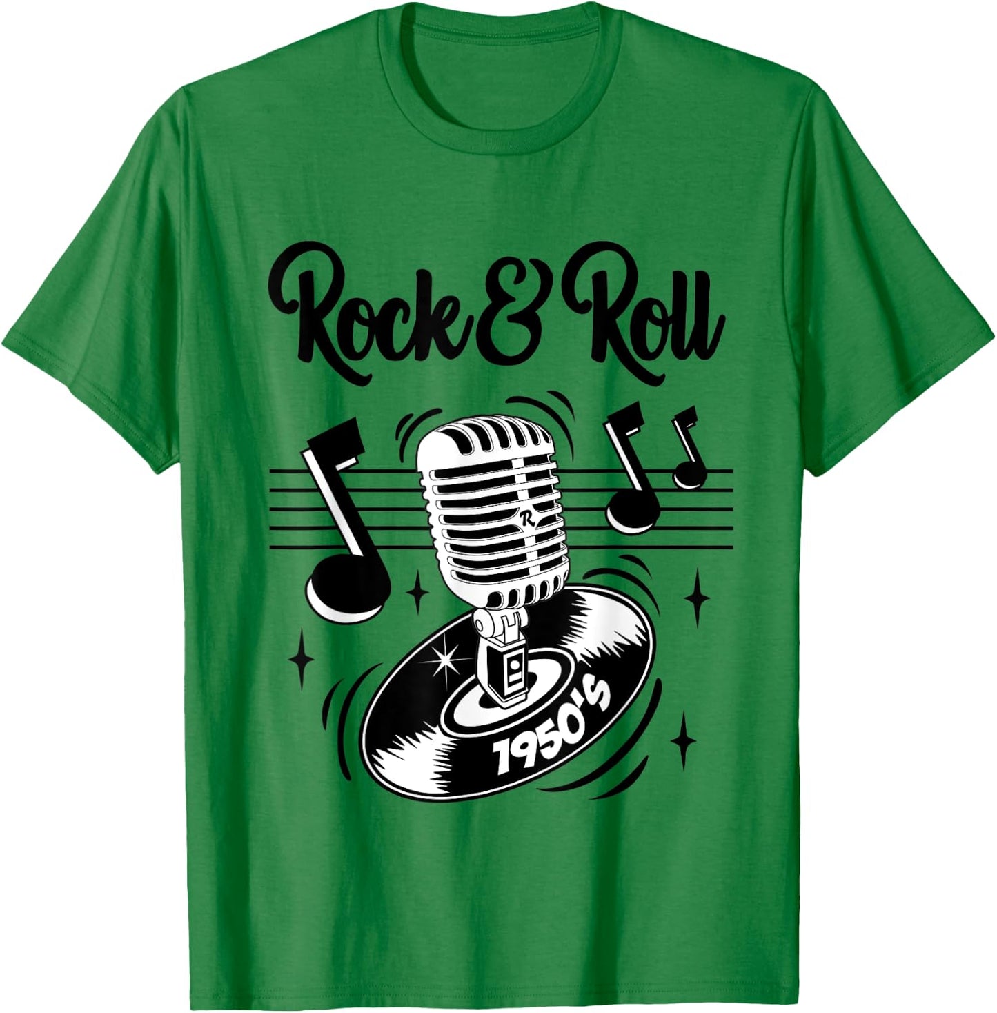 Rockabilly Rocker Clothes 50s Sock Hop Greaser 1950s Doo Wop T-Shirt - T-Shirt | Irish Green