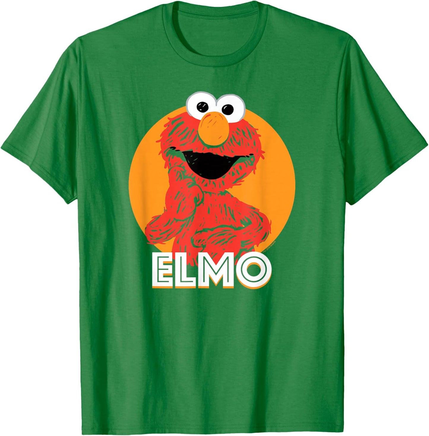 Sesame Street Elmo Scribble T-Shirt - T-Shirt | Irish Green