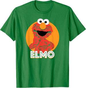 Sesame Street Elmo Scribble T-Shirt - T-Shirt | Irish Green