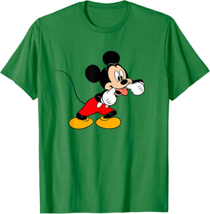 Disney Mickey Mouse Silly Face T-Shirt - T-Shirt | Irish Green