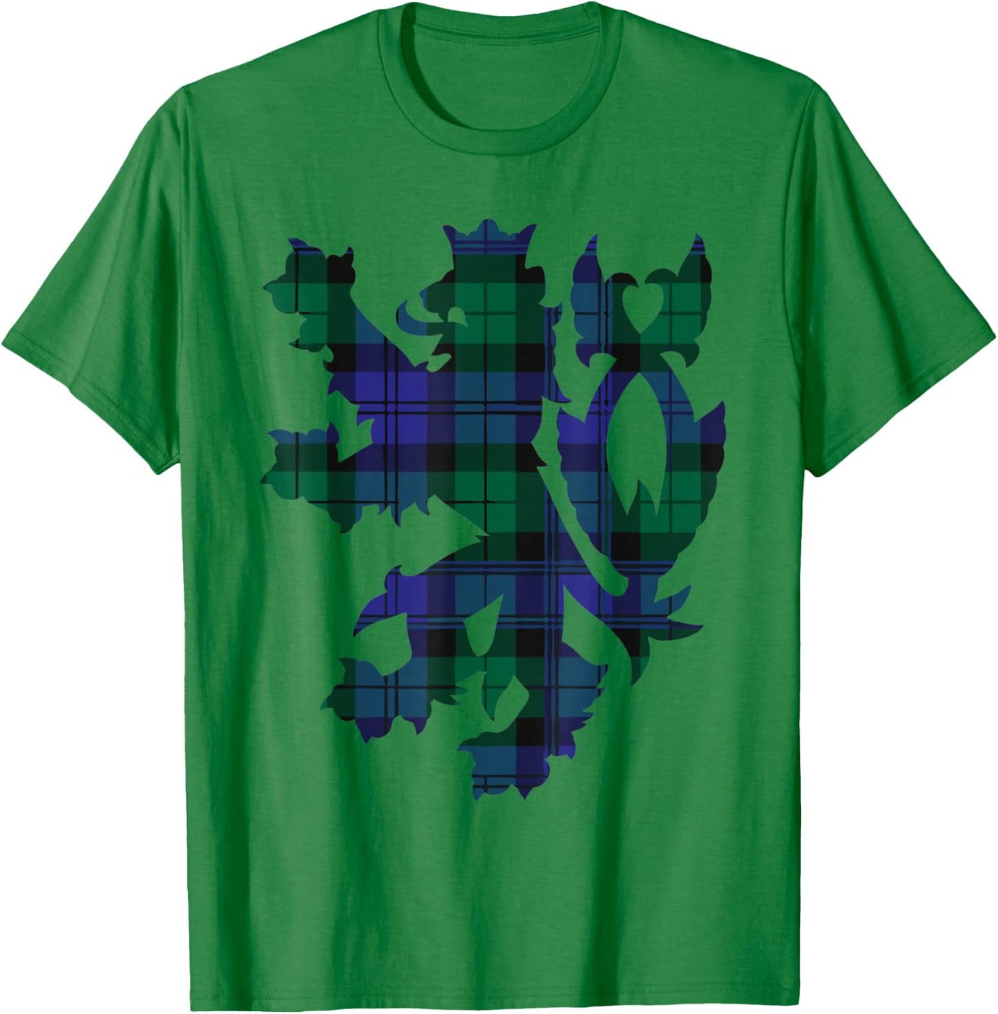 Clan Blackwatch Tartan Scottish Family Name Scotland Pride T-Shirt - T-Shirt | Irish Green