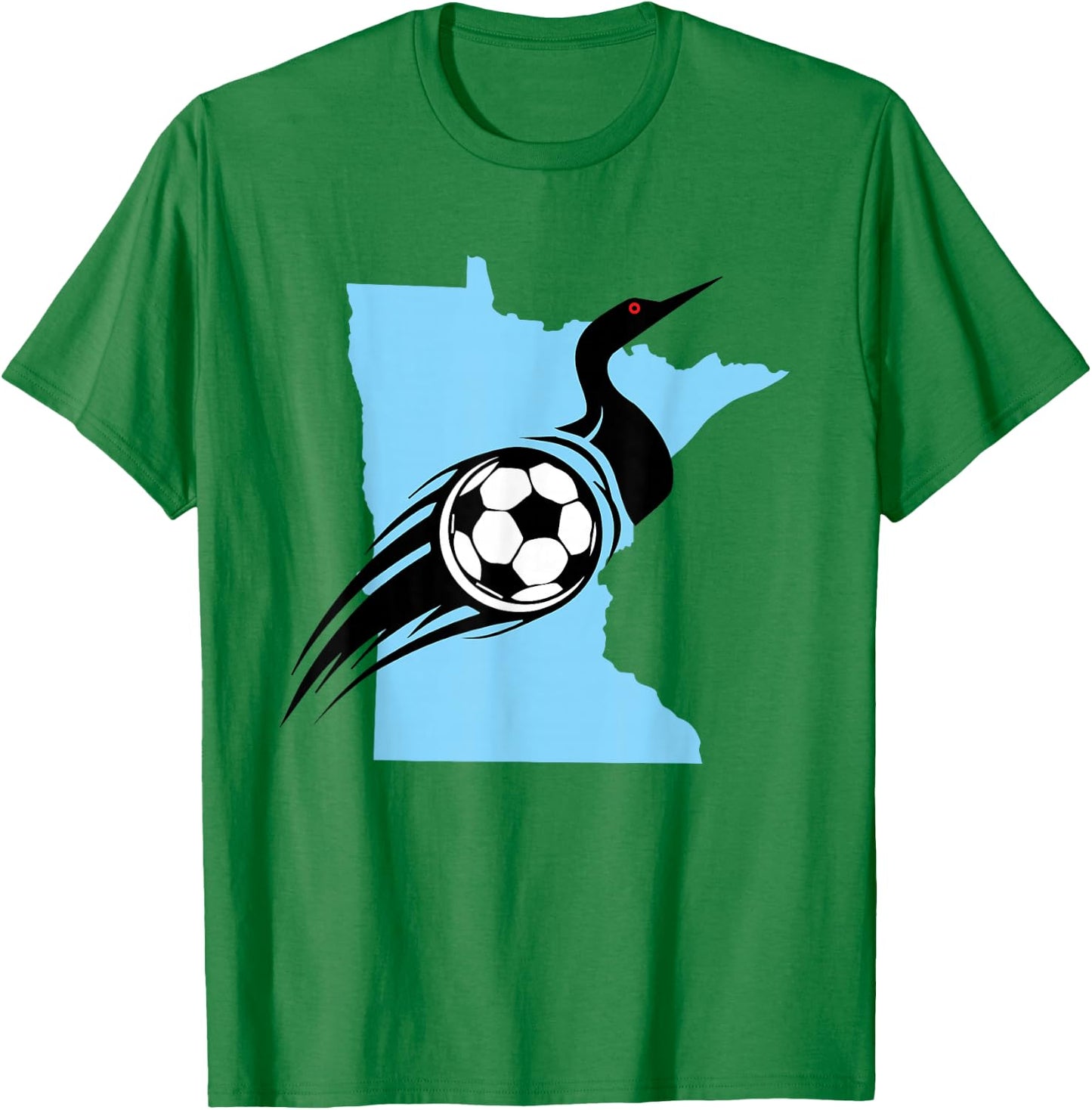 Minnesota Soccer Loon T-Shirt - T-Shirt | Irish Green