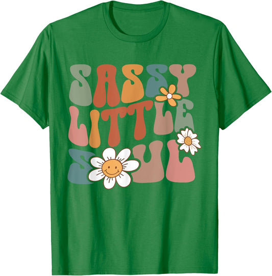 Sassy Kids Soul Little Baby Girl Sassy Child Cute Toddler T-Shirt - T-Shirt | Irish Green