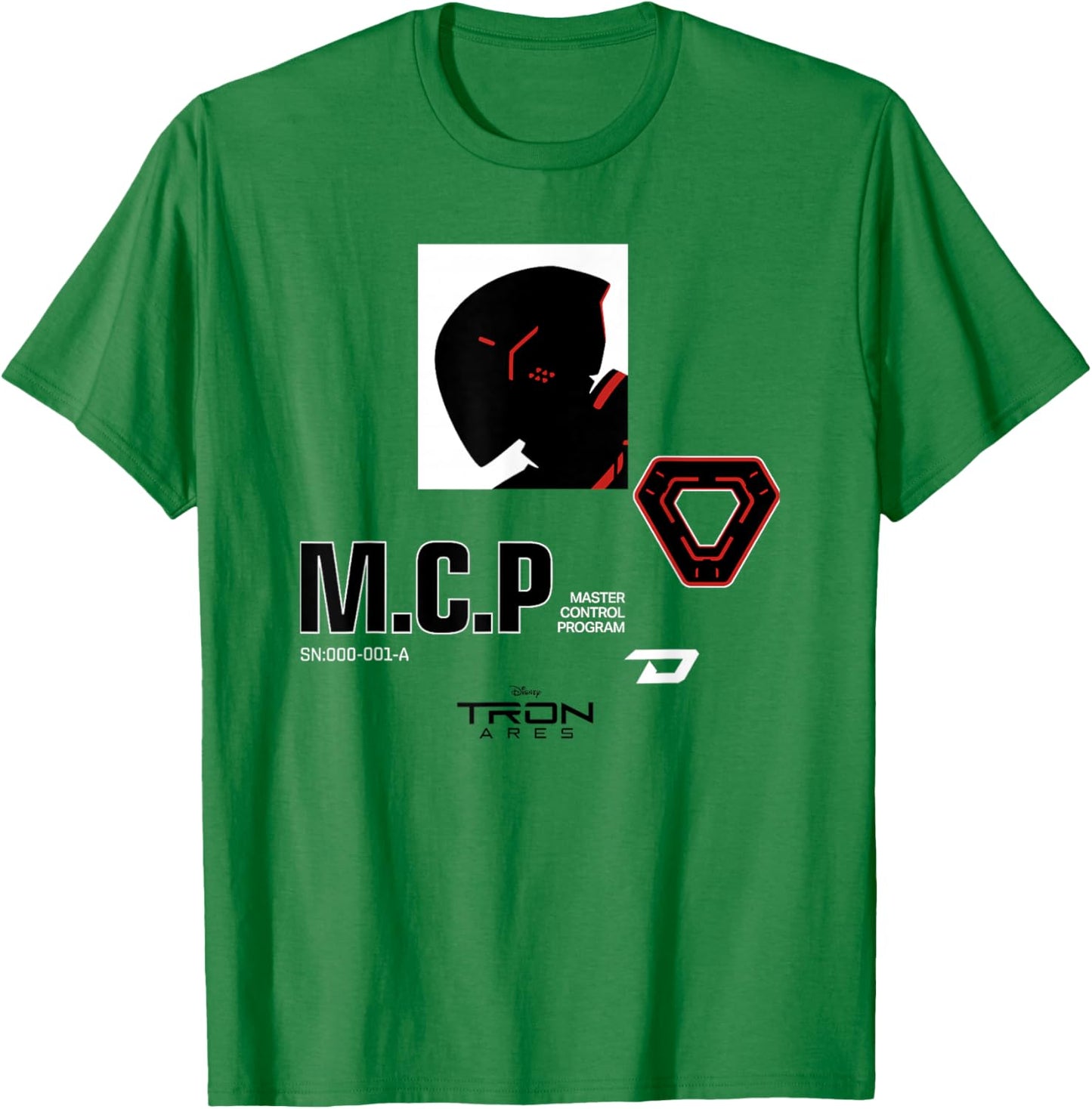 Disney Tron: Ares Master Control Program MCP Retro T-Shirt - T-Shirt | Irish Green