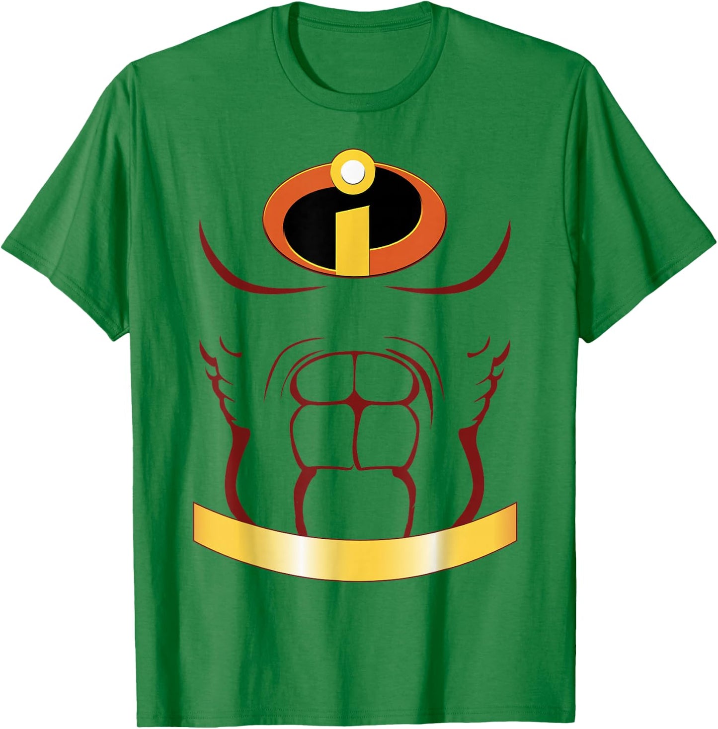 Disney Pixar The Incredibles Halloween Superhero Costume T-Shirt - T-Shirt | Irish Green