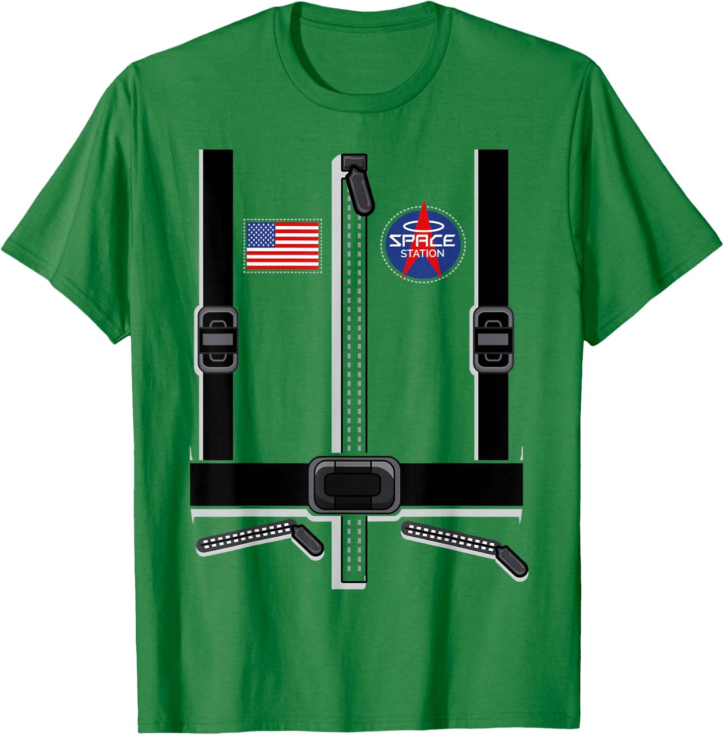 Astronaut Costume for Children, Men, Women, Spacesuit T-Shirt - T-Shirt | Irish Green