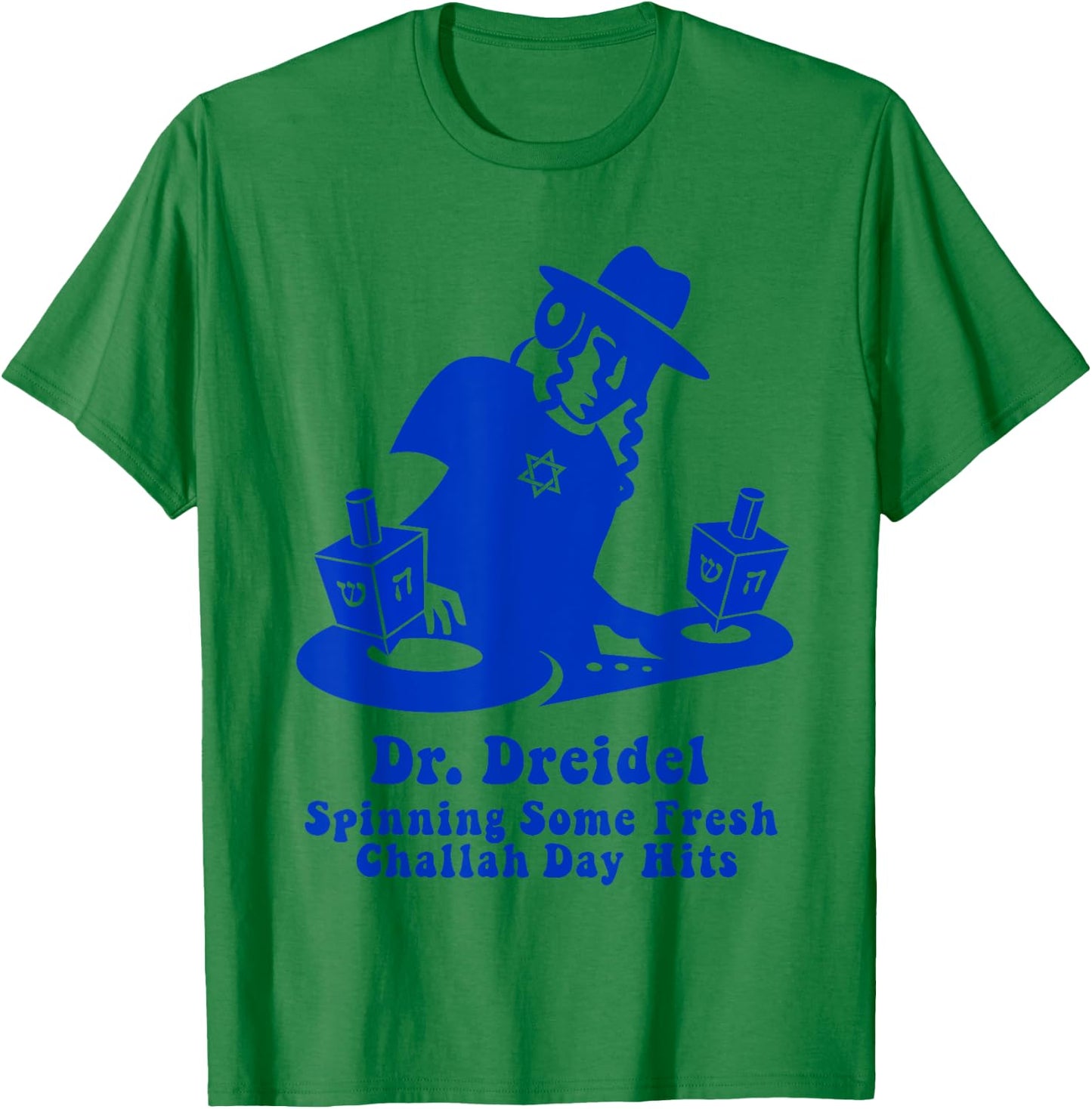 Funny Hanukkah Teen Gift Chanukah DJ Dr. Dreidel Party T-Shirt - T-Shirt | Irish Green