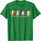 Madagascar Penguins Smile And Wave Text Poster T-Shirt - T-Shirt | Irish Green