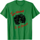 MGT | Too Blessed To Be Stressed Afro Lady Sunglasses Faith T-Shirt - T-Shirt | Irish Green