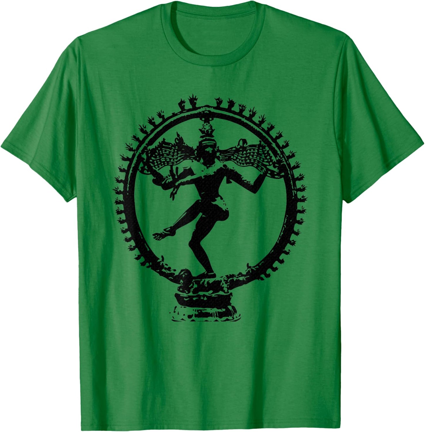 Nataraja Hindu Mythology Shaivism - God Shiva Lord of Dance T-Shirt - T-Shirt | Irish Green