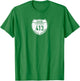 Rincon Puerto Rico | Road to Happiness 413 T-Shirt - T-Shirt | Irish Green