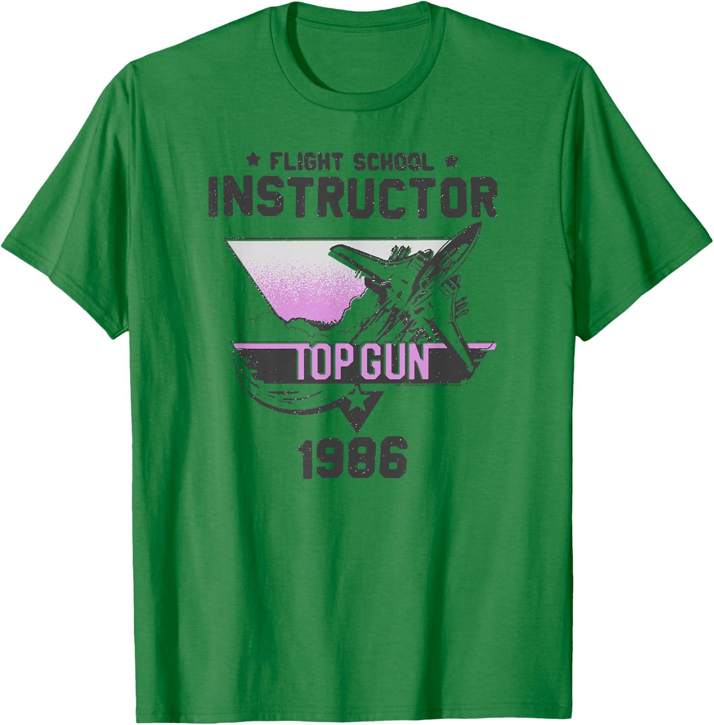 Top Gun Flight School Instructor Action Movie T-Shirt - T-Shirt | Irish Green
