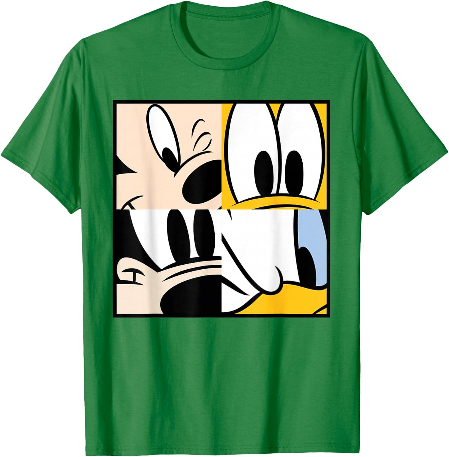 Disney - Mickey and Friends 4 Square T-Shirt - T-Shirt | Irish Green