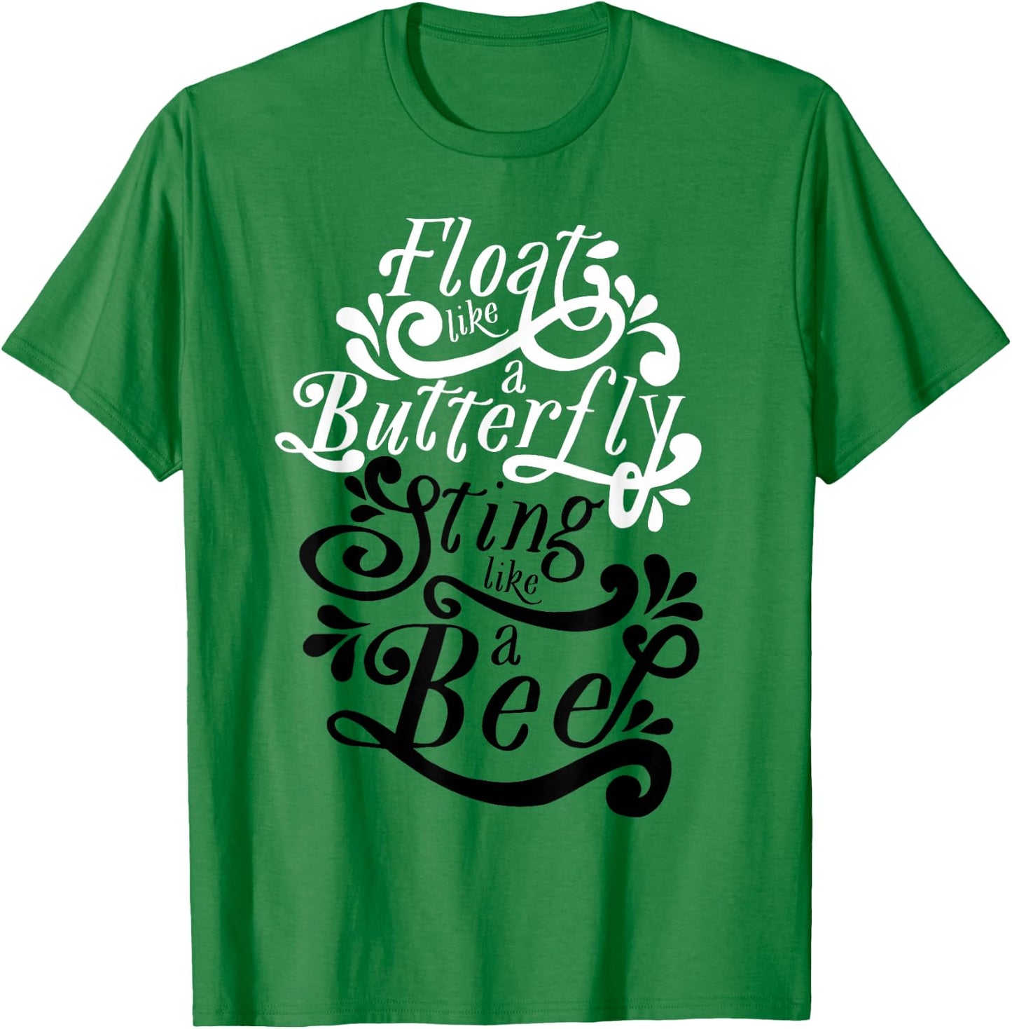 Muhammad Ali - Float Like A Butterfly T-Shirt - T-Shirt | Irish Green
