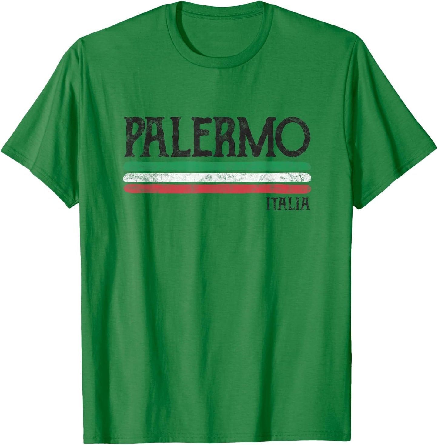 Vintage Palermo Sicilia Sicily Italy Italia Italian Souvenir T-Shirt - T-Shirt | Irish Green