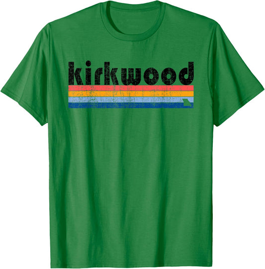 Vintage 80s Style Kirkwood MO T-Shirt - T-Shirt | Irish Green