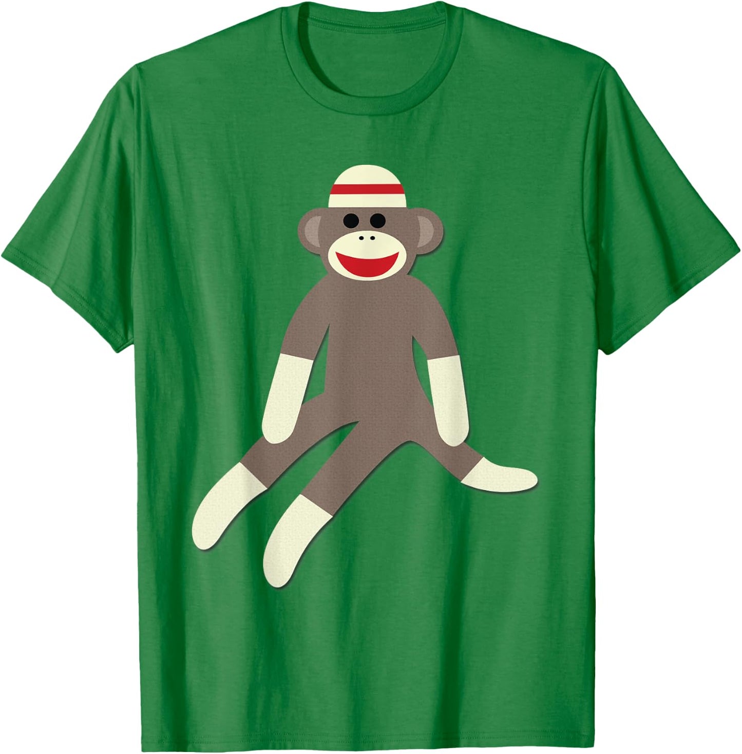 Monkey Sock Monkey T-Shirt - T-Shirt | Irish Green