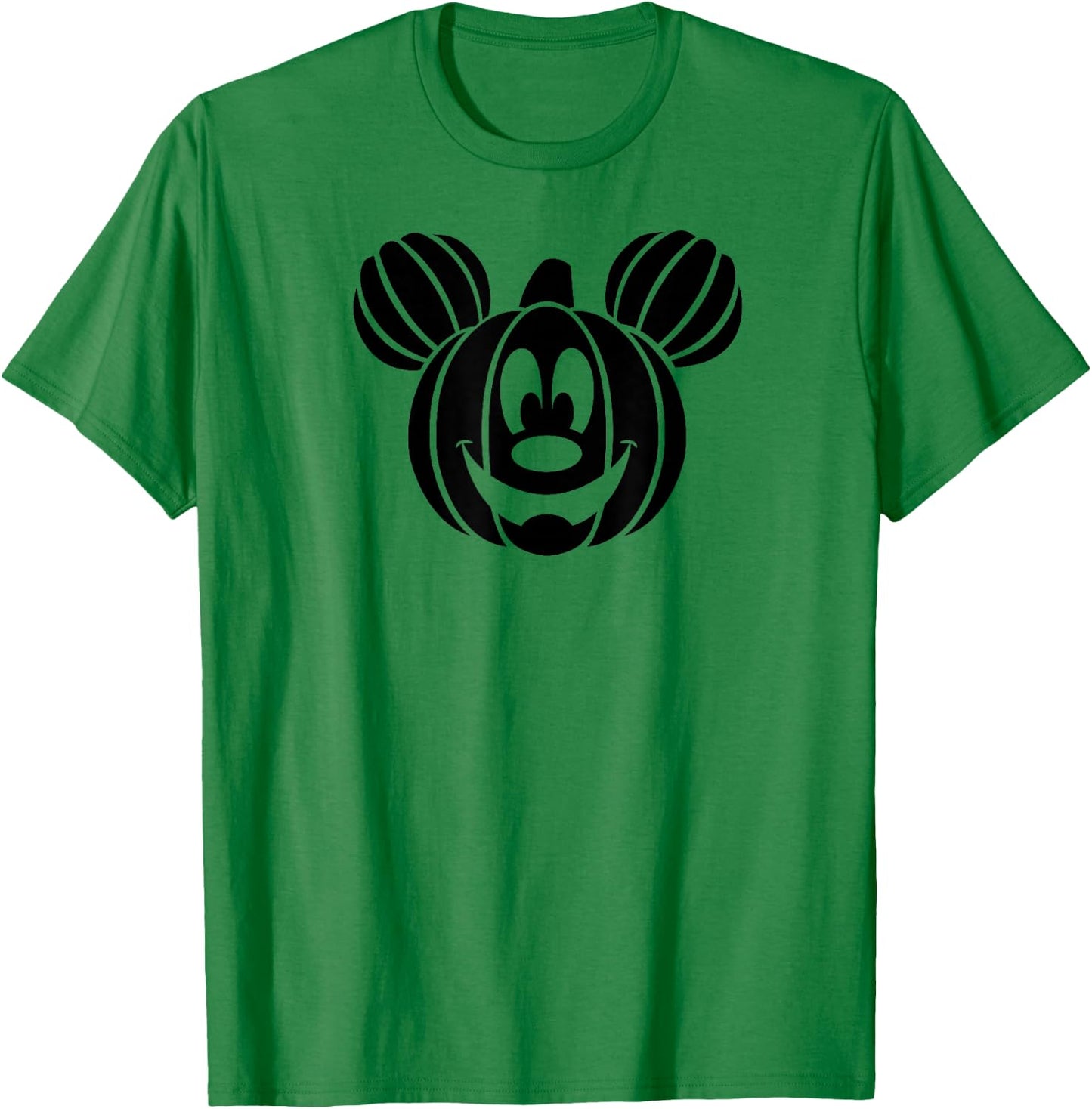 Disney - Mickey Mouse Halloween Pumpkin T-Shirt - T-Shirt | Irish Green