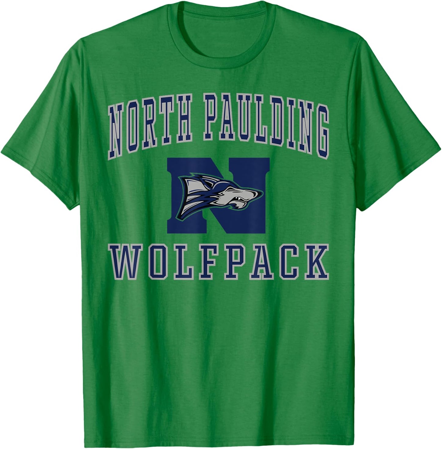 North Paulding High School Wolfpack C1 T-Shirt - T-Shirt | Irish Green