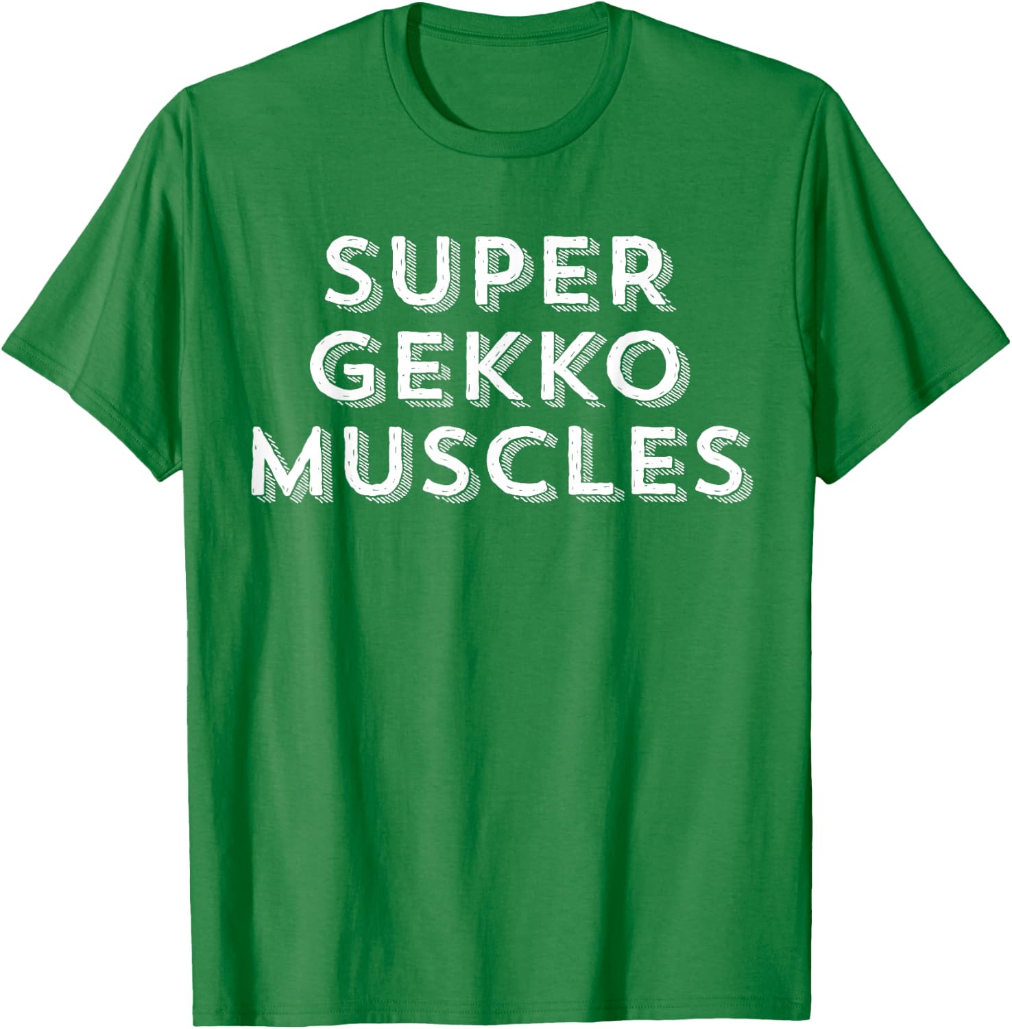 Super Gekko Muscles T-Shirt - T-Shirt | Irish Green