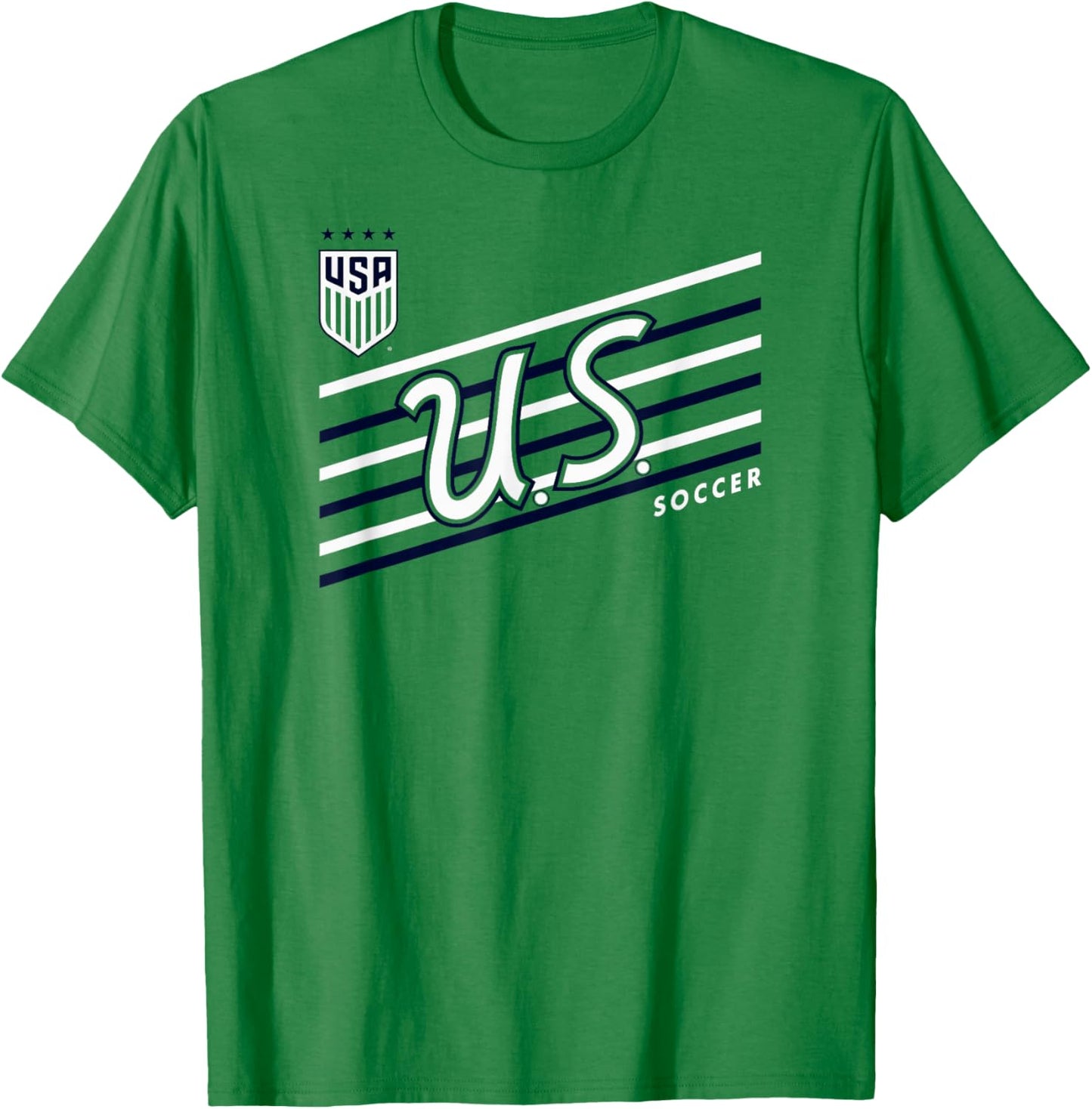 U.S. Soccer Retro Perform Red USWNT Officially Licensed T-Shirt - T-Shirt | Irish Green