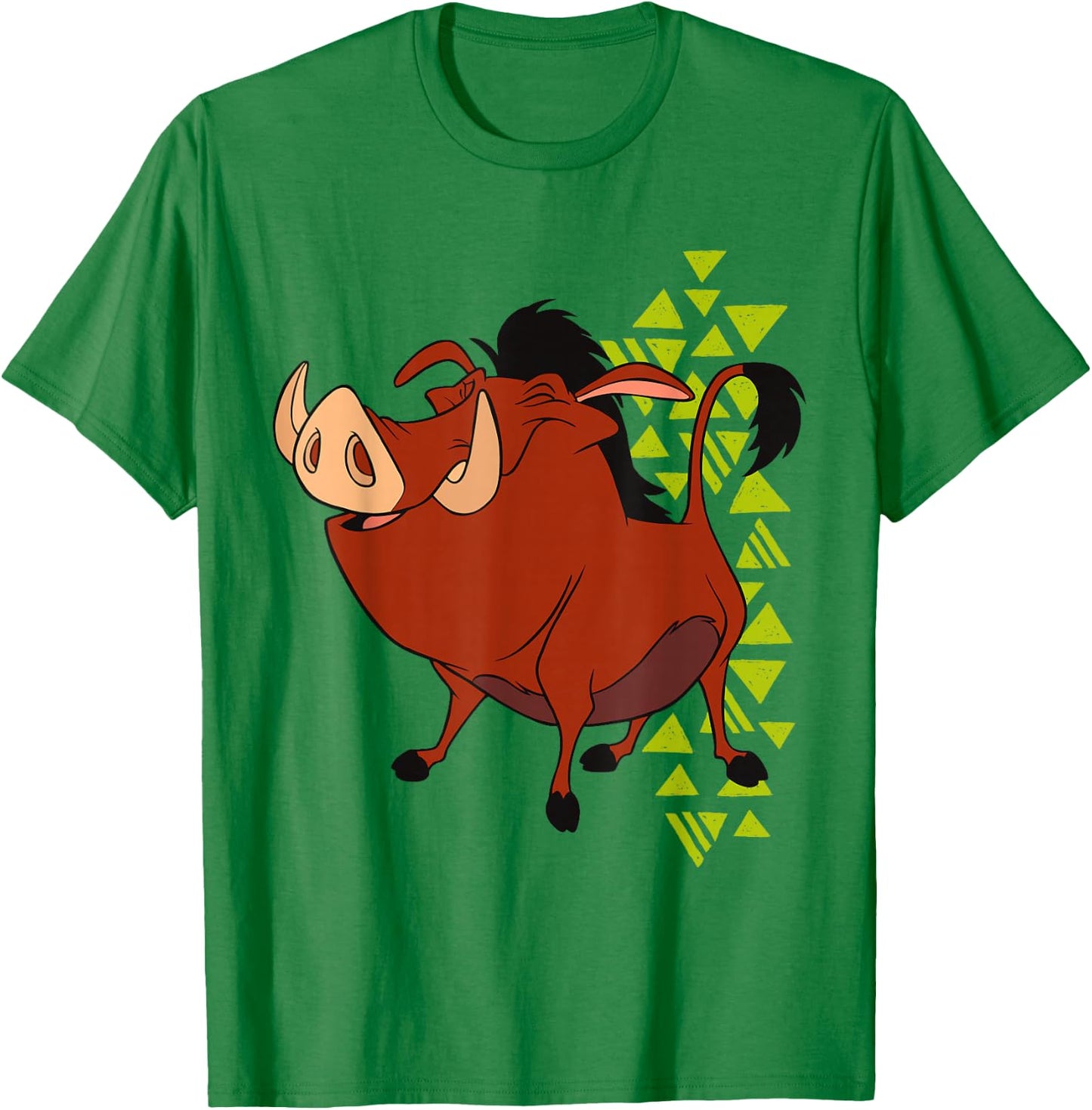 Disney The Lion King Pumbaa Happy 90s Retro T-Shirt - T-Shirt | Irish Green