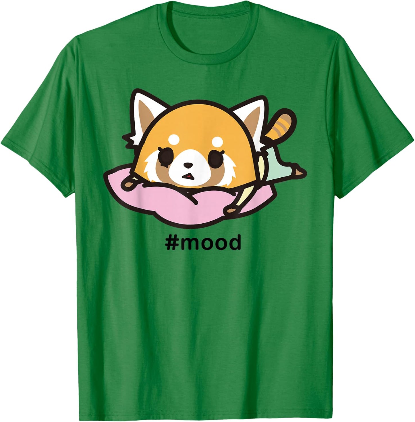 Aggretsuko #Mood Stressed Out shirt T-Shirt - T-Shirt | Irish Green