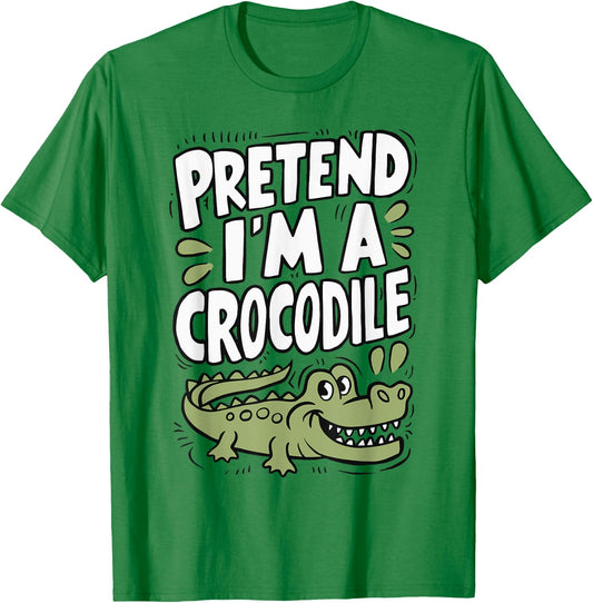 Pretend I'm A Crocodile T-Shirt - T-Shirt | Irish Green