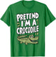 Pretend I'm A Crocodile T-Shirt - T-Shirt | Irish Green