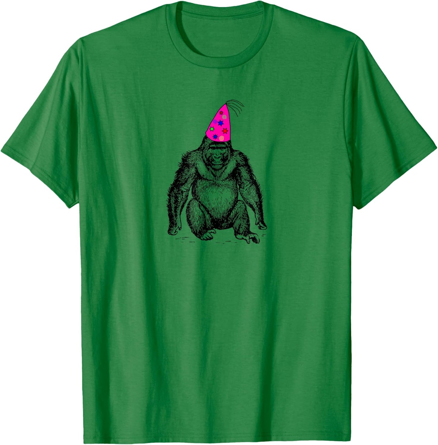 Gorilla Birthday T-Shirt - T-Shirt | Irish Green