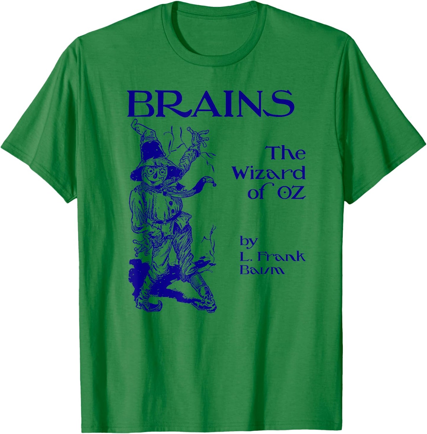 Use Your Brain Halloween Wizard of OZ Scarecrow T-Shirt - T-Shirt | Irish Green