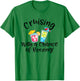 Cruise Ship Cruising Fishing Vacation Gift Store Booze Cruise Funny Cruising Vacation Drinking Party T-Shirt - T-Shirt | Irish Green