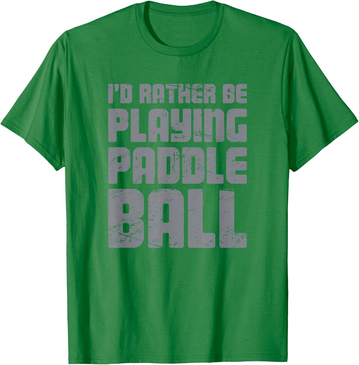 Paddleball / Gift Paddle Ball Players | Funny T-Shirt - T-Shirt | Irish Green