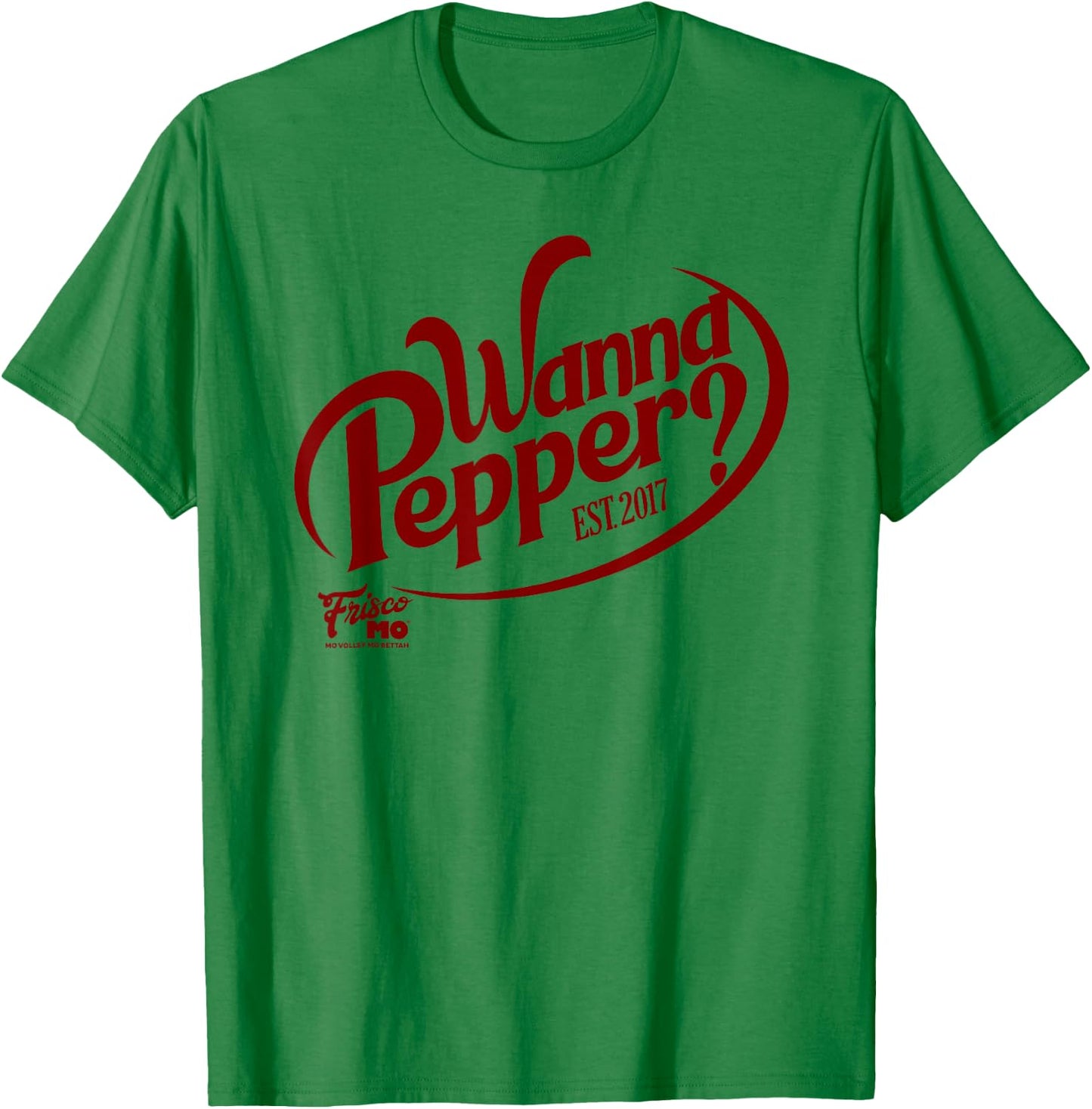 Wanna Pepper Pop Volleyball T-Shirt - T-Shirt | Irish Green