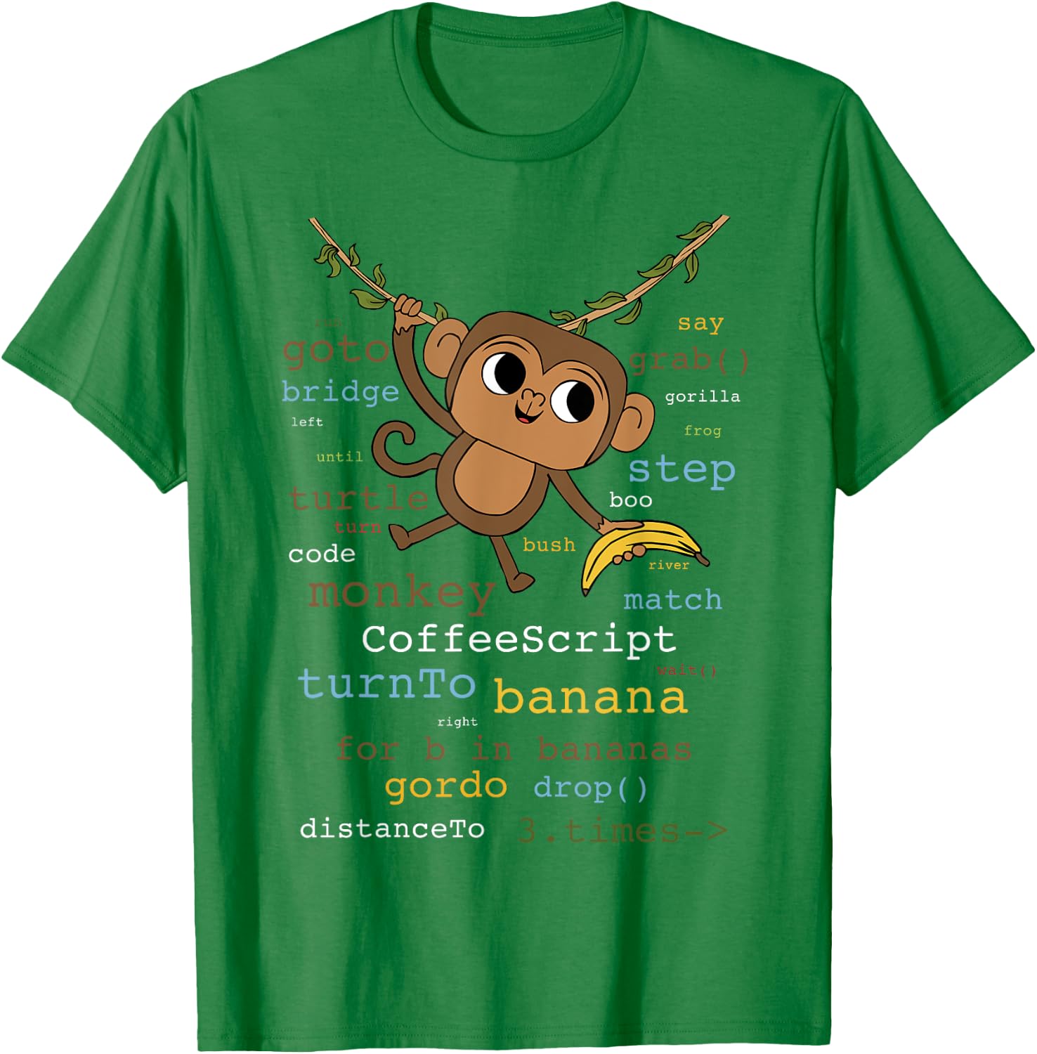 The CodeMonkey T-Shirt - T-Shirt | Irish Green
