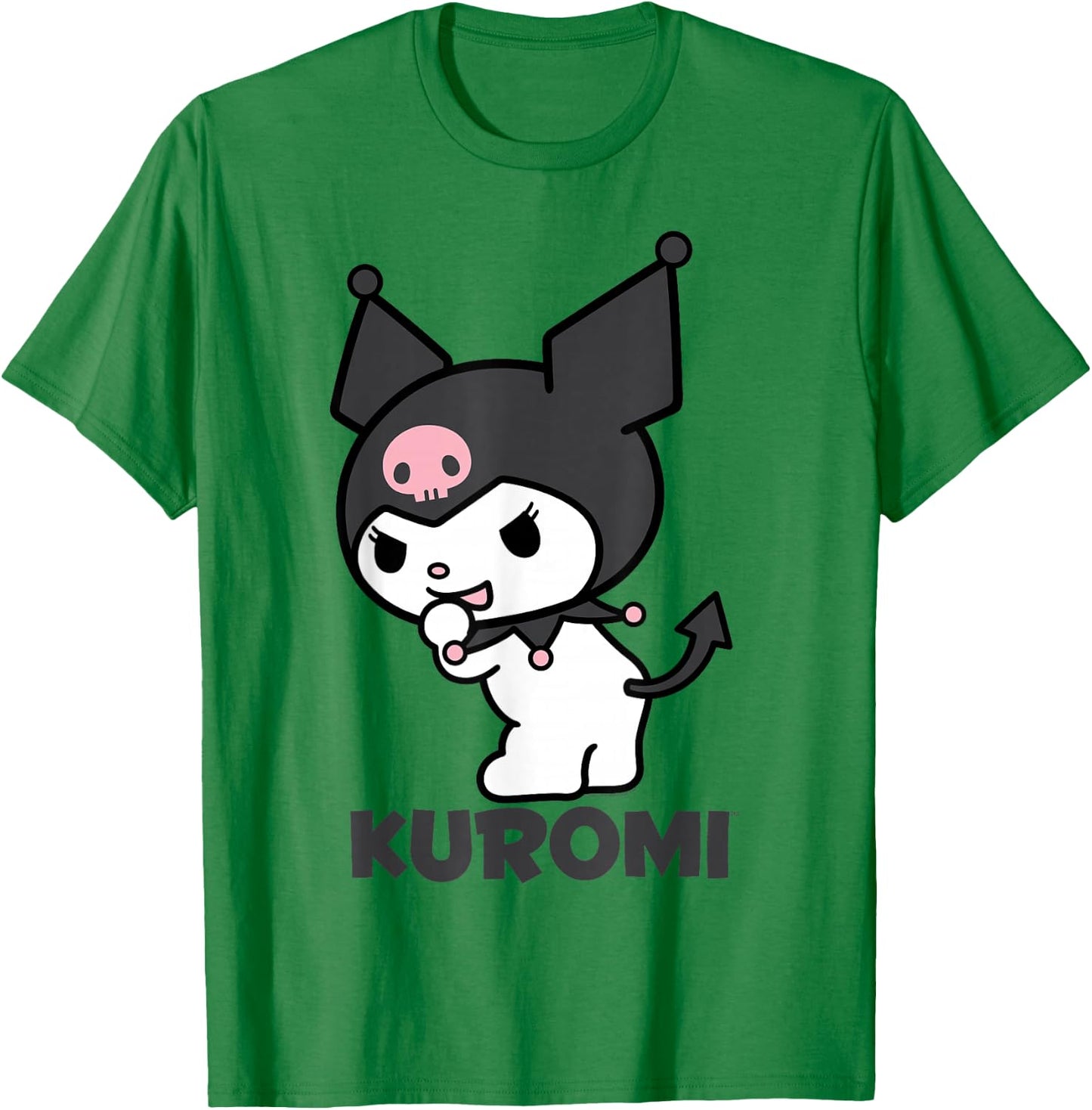 Sanrio Kuromi Backside Logo Shirt T-Shirt - T-Shirt | Irish Green