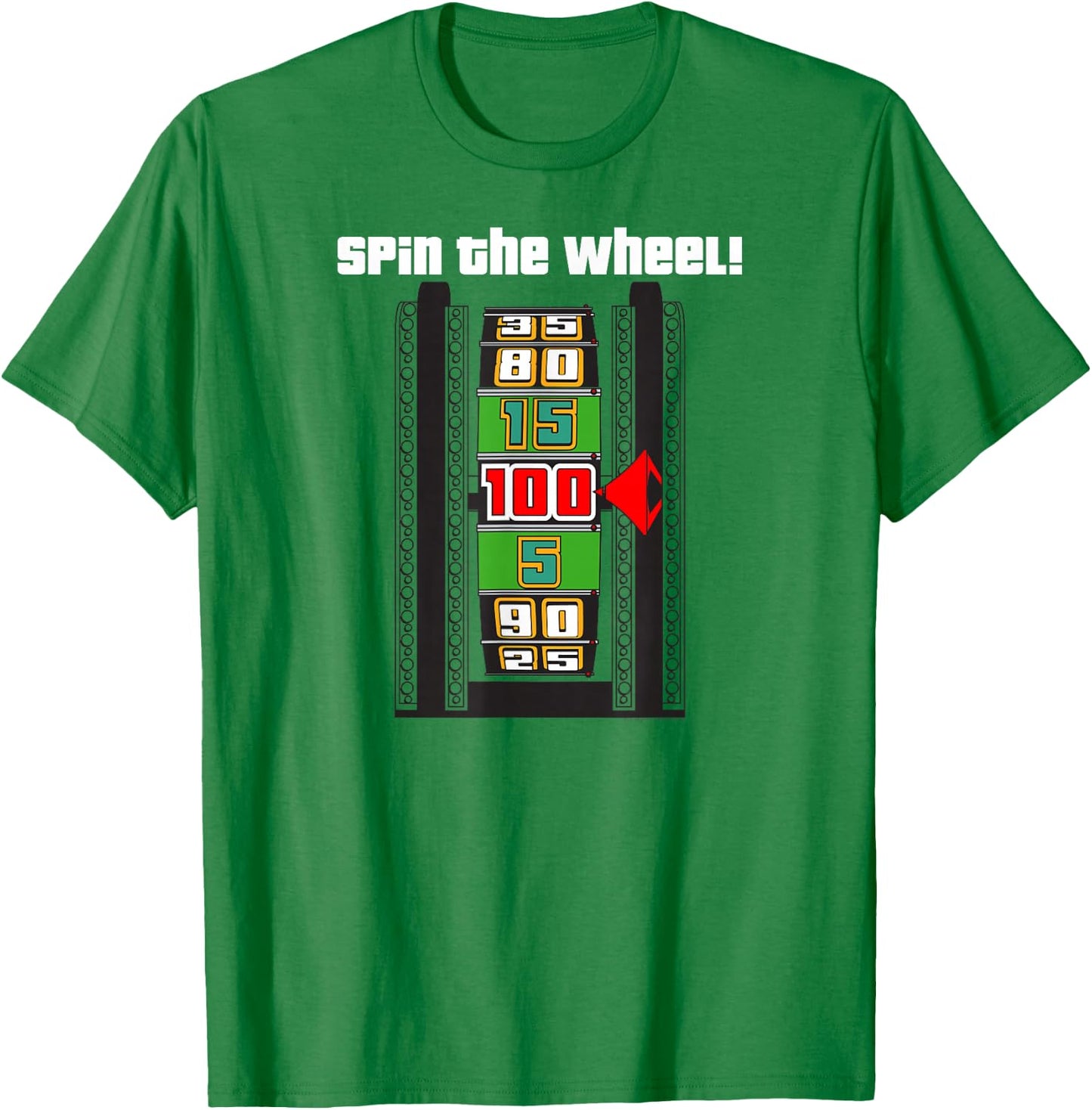 Price is Right Spin the Wheel T-Shirt - T-Shirt | Irish Green
