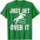 Show Jumping Vintage Equestrian Horse Show T-Shirt - T-Shirt | Irish Green